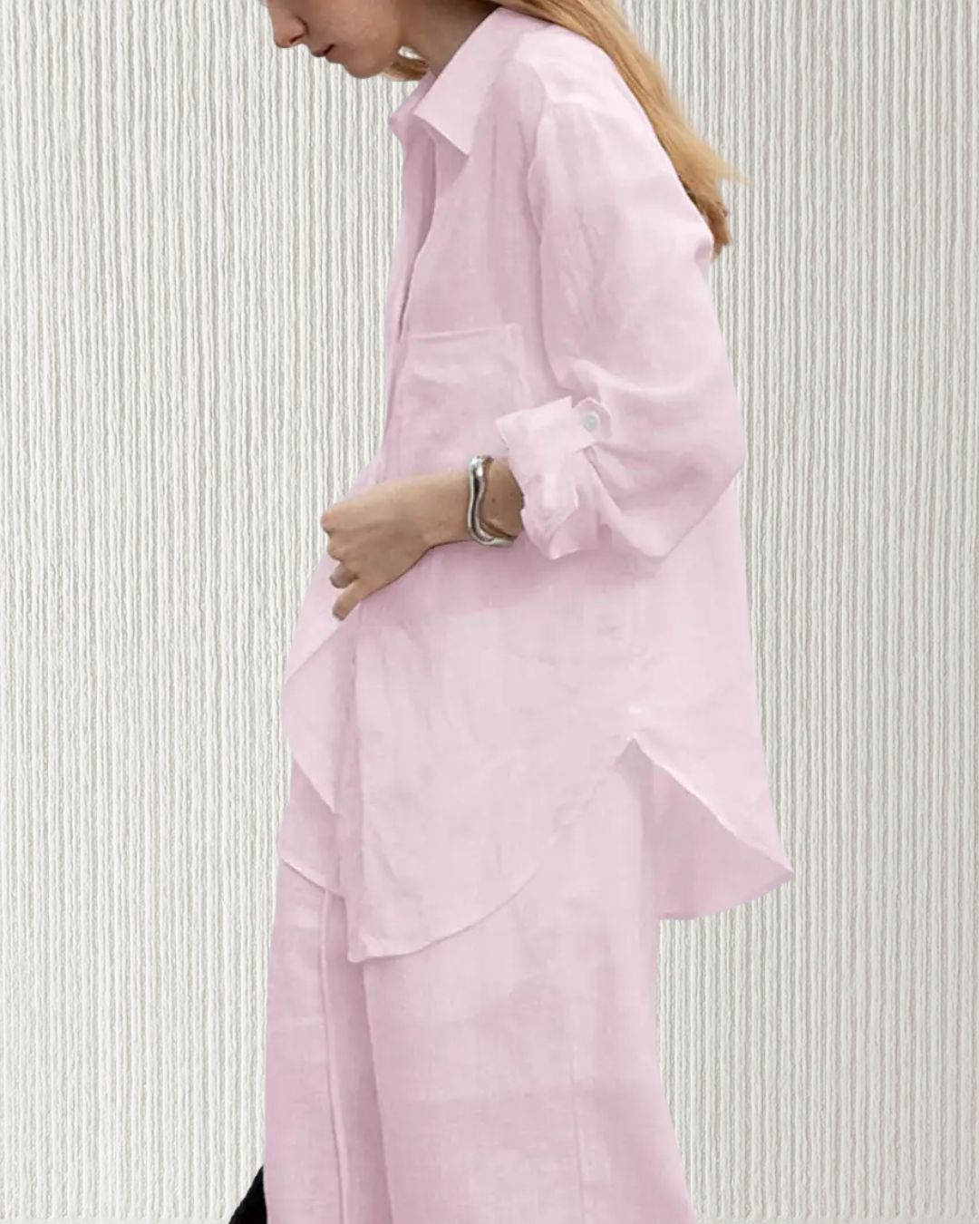 Model wearing cotton muslin outfit from The Muslin Edit by Pastel and Earth - women’s clothing designed in Australia.