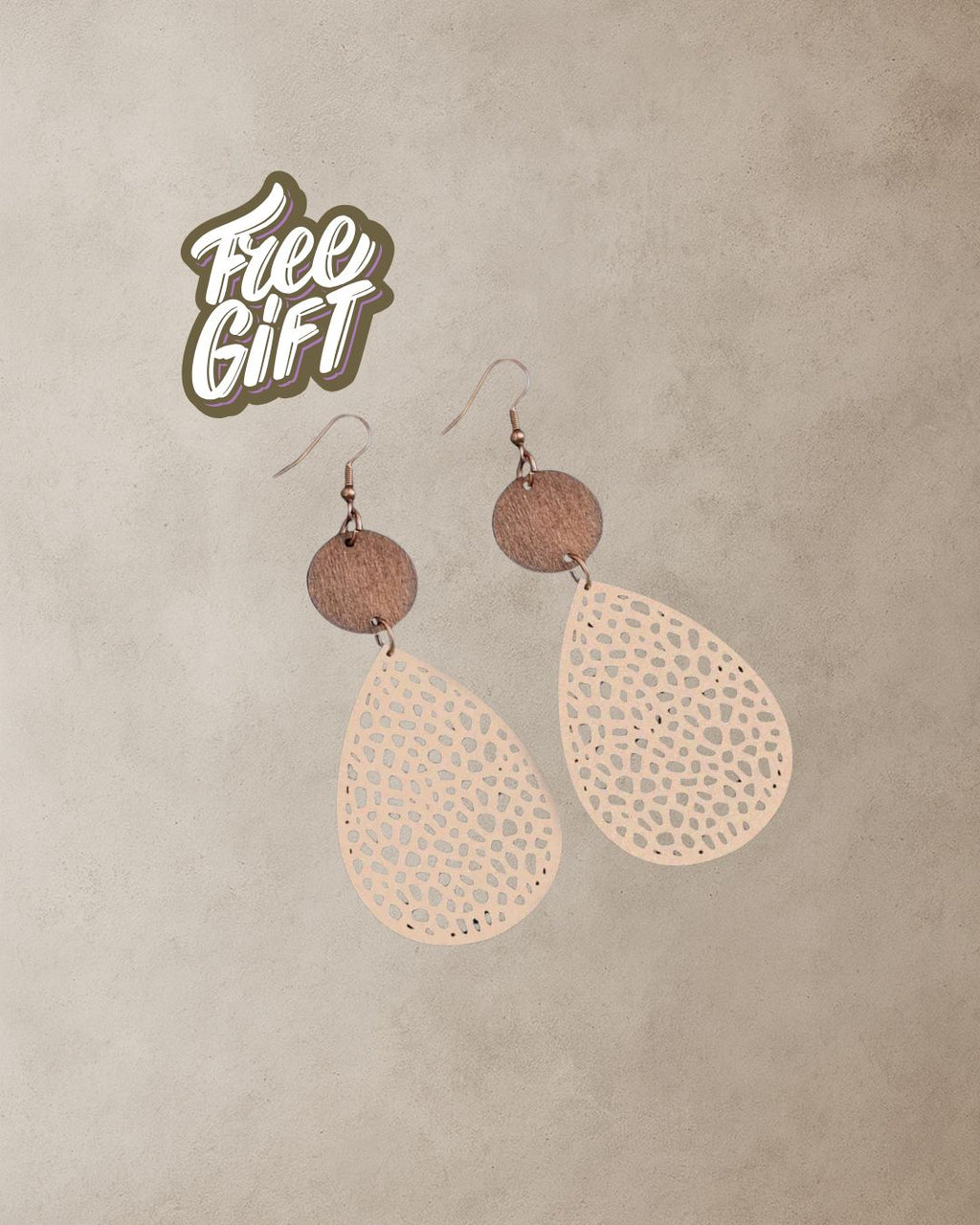 Pastel & Earth Coastal Earrings – free gift, one pair ($15) included with select purchase.